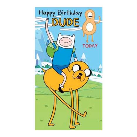 8th Birthday Adventure Time Birthday Card £2.45